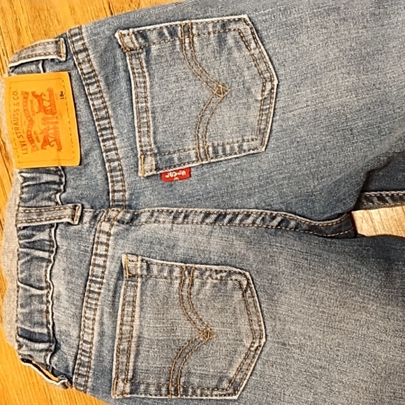 Levi's Boy's 514 Straight Leg Pull-On Jeans | 18M | Light Wash - Picture 6 of 7